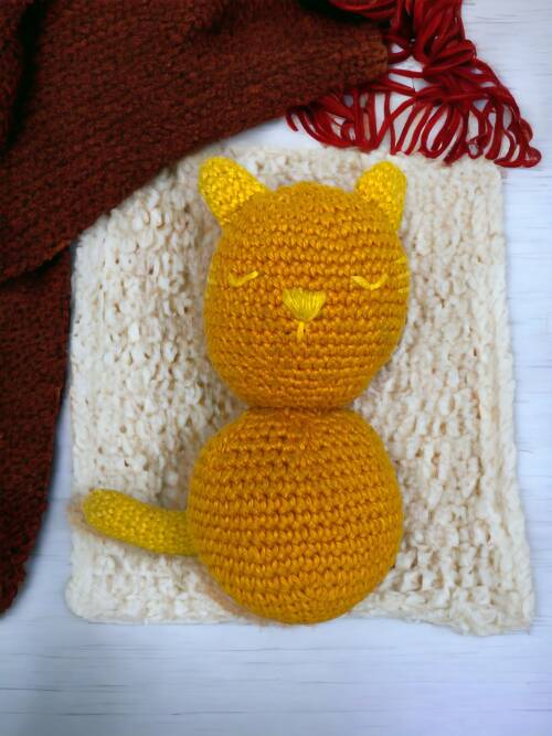 Handmade crochet toy