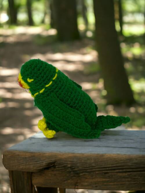 Handmade crochet toy
