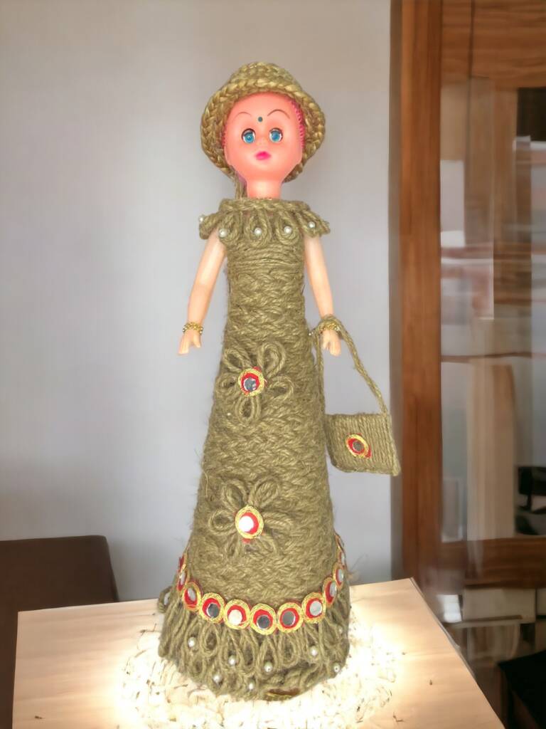 Natural Beauty handmade jute doll